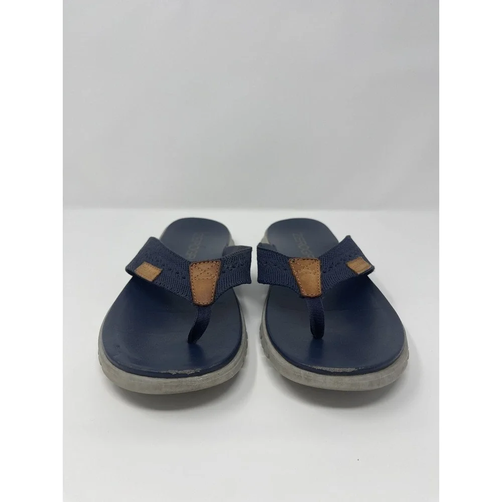 Cole Haan ZeroGrand Stitchlite Mens‎ Size 7 Sandals Flip Flop Comfort Navy Blue